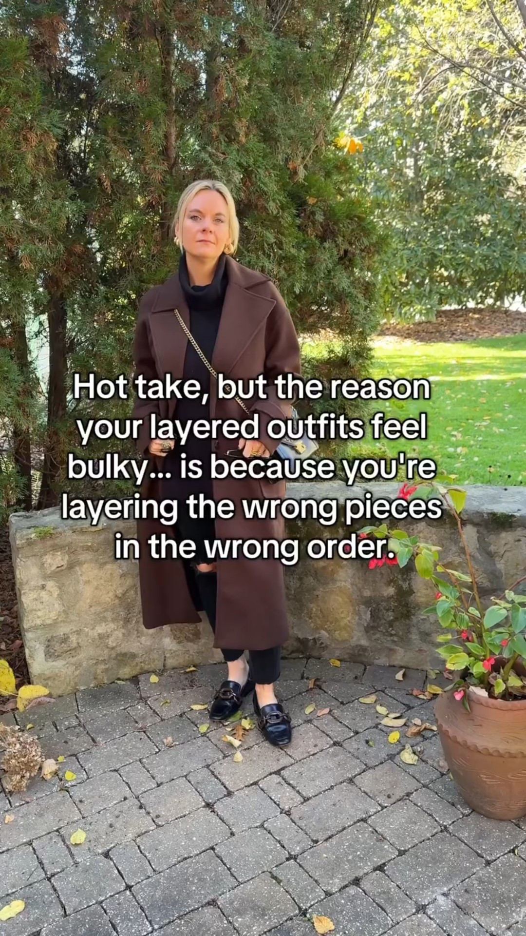 Let’s fix the #1 reason layering feels bulky… it’s not your body — it’s the order of your pieces. 😮‍💨 

Here’s the stylist-approved layering formula that works every single time: 

THE LAYERING FORMULA: 
1️⃣ Start with a thin, fitted base layer 
Think: a slim long-sleeve tee, lightweight knit, or bodysuit. 
➡️ The job of this layer is to sit close to the body without adding any visual weight. 

2️⃣ Add a medium-weight “bridge” layer 
Think: a cotton button-down, light sweater, or relaxed knit. 
➡️ This adds dimension without puffiness. 

3️⃣ Finish with structure on top 
Think: a blazer, leather jacket, trench, or tailored coat. 
➡️ Structure creates shape, not bulk — it defines your waistline, arms, and shoulders so the whole look feels polished. 

Want personalized layering formulas for your body, style, and lifestyle? 

Our stylists build outfits that make getting dressed feel easy. Book a Personal Shopping or Styling Session — link in bio. 

#effortlessstyle #personalstylist #layeringtipss #falloutfits