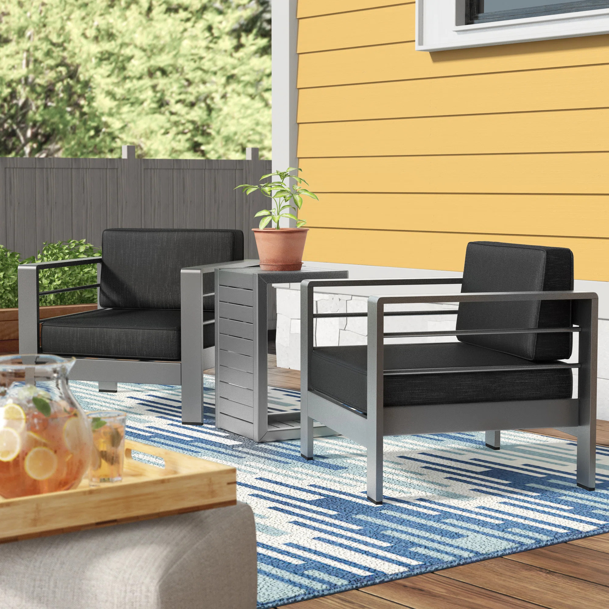 Caggiano 2 - Person Patio Conversation Sets | Wayfair North America