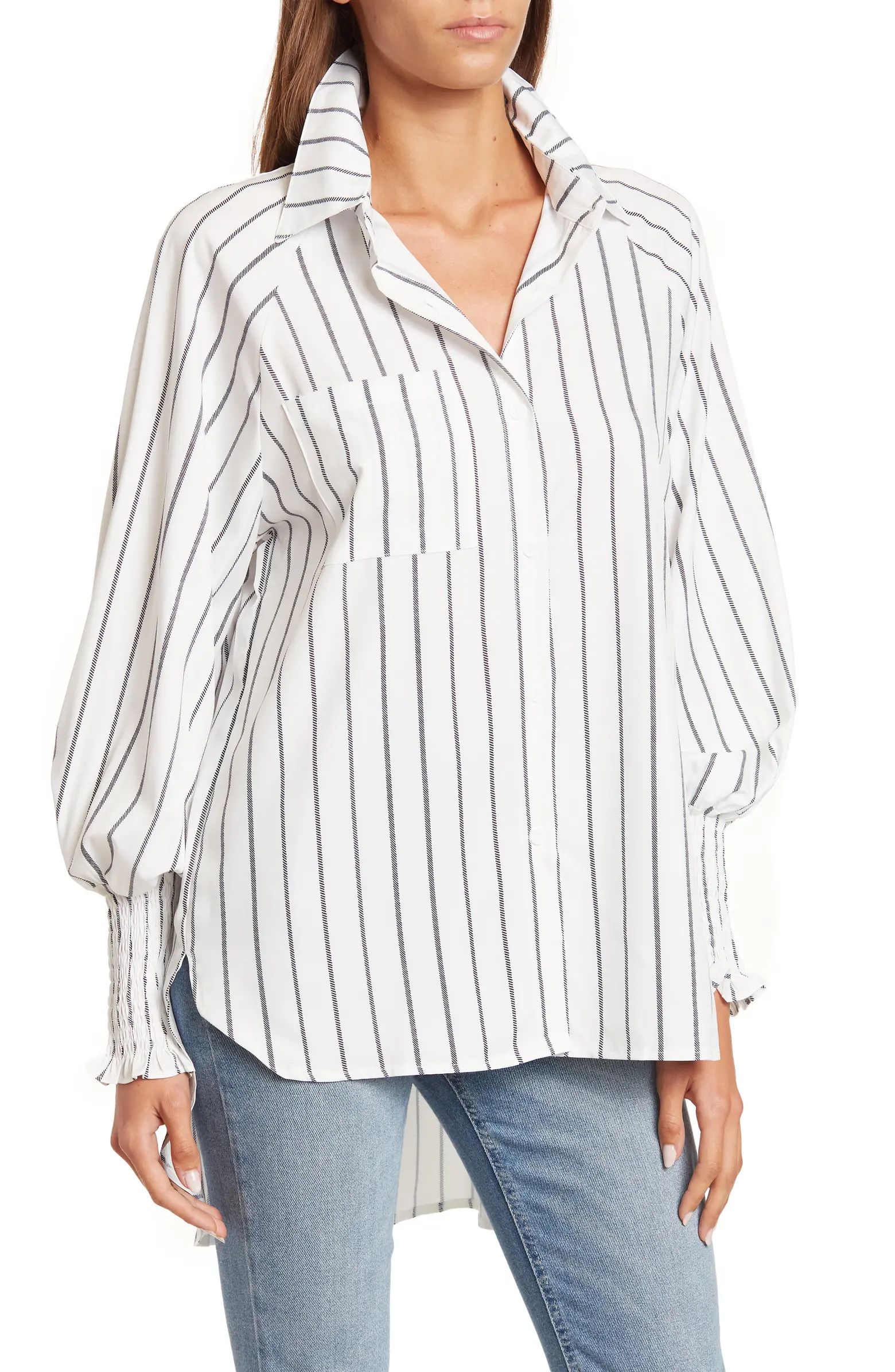 HL AFFAIR Stripe Long Sleeve Button-Up Shirt | Nordstromrack | Nordstrom Rack