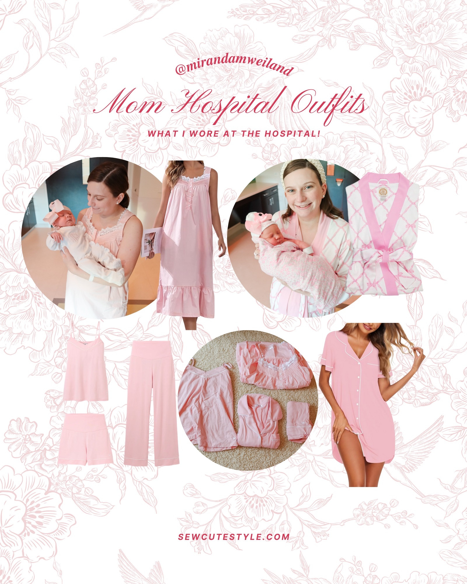 Hospital outfits for mom! This is what I wore in the hospital post birth and my hospital going home outfit. C-section mom friendly! I found nightgowns and maternity pajama pants the most comfortable on my scar. Also linked my favorite postpartum period underwear for a c section. Doesn’t tug on the scar!

#LTKmomlife