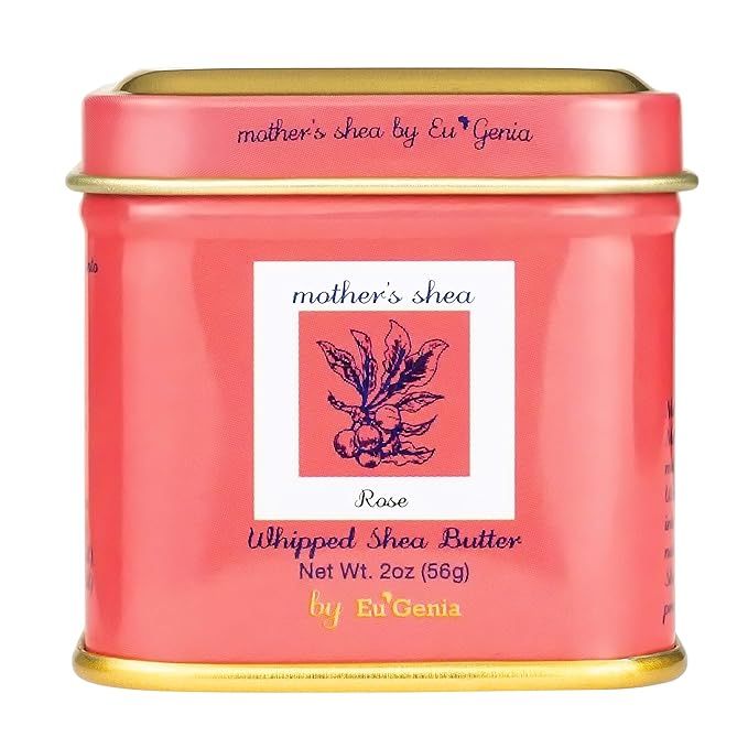 Mother's Shea Whipped Shea Butter (Rose, 2 Oz Tins - Set of 3) 100% Pure Raw Unrefined African Sh... | Amazon (US)