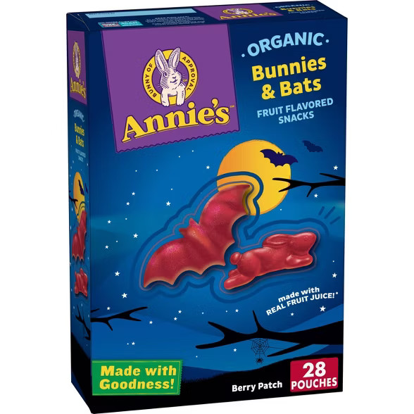 Annie's Bunnies and Bats Fruit Snacks - 11.2oz 28ct | Target