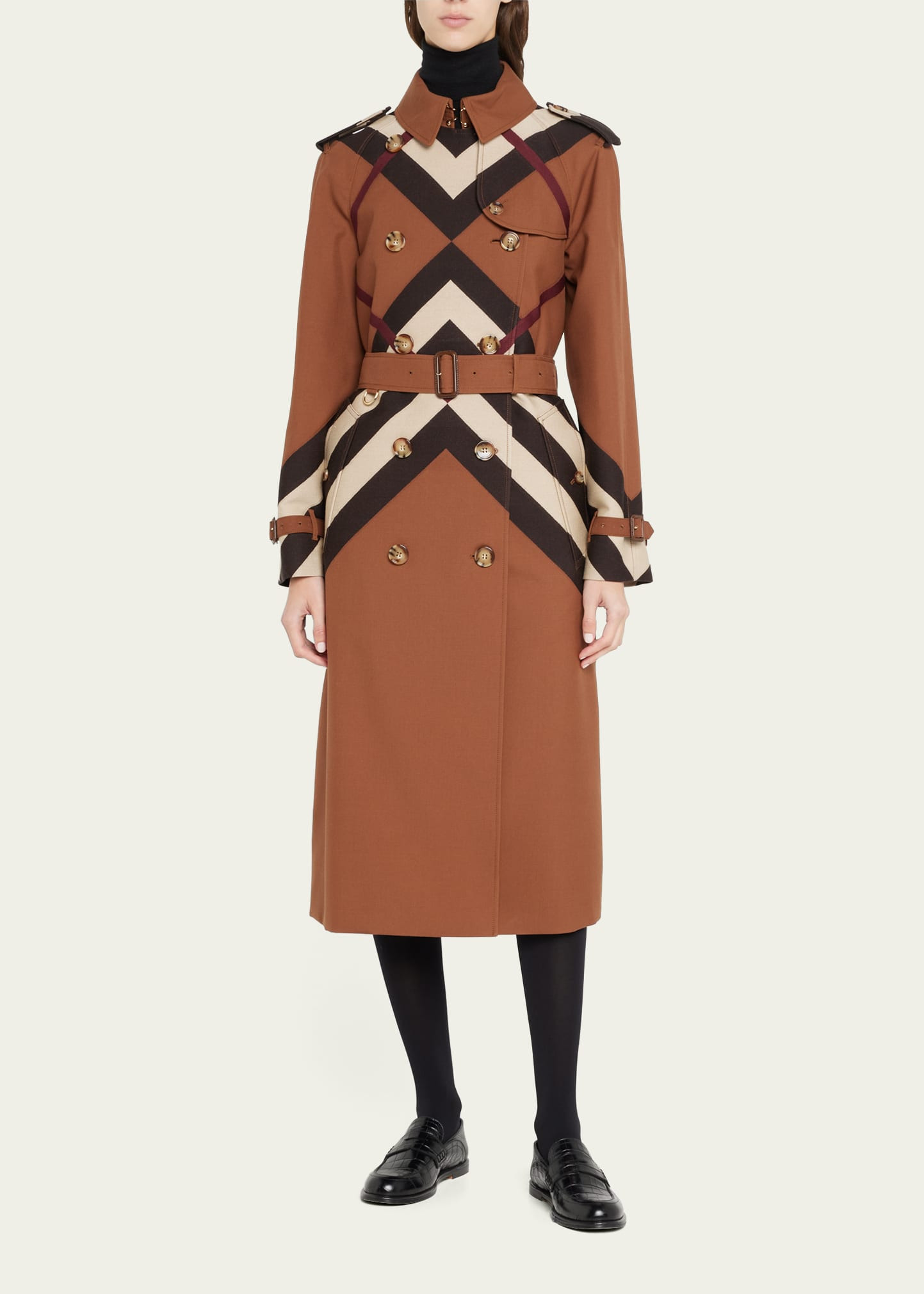 Waterloo Check Trench Coat | Bergdorf Goodman