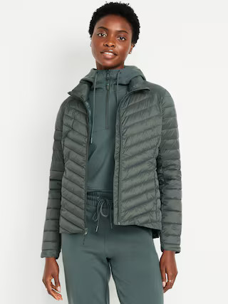 Water-Resistant Narrow-Channel Puffer Jacket | Old Navy (US)