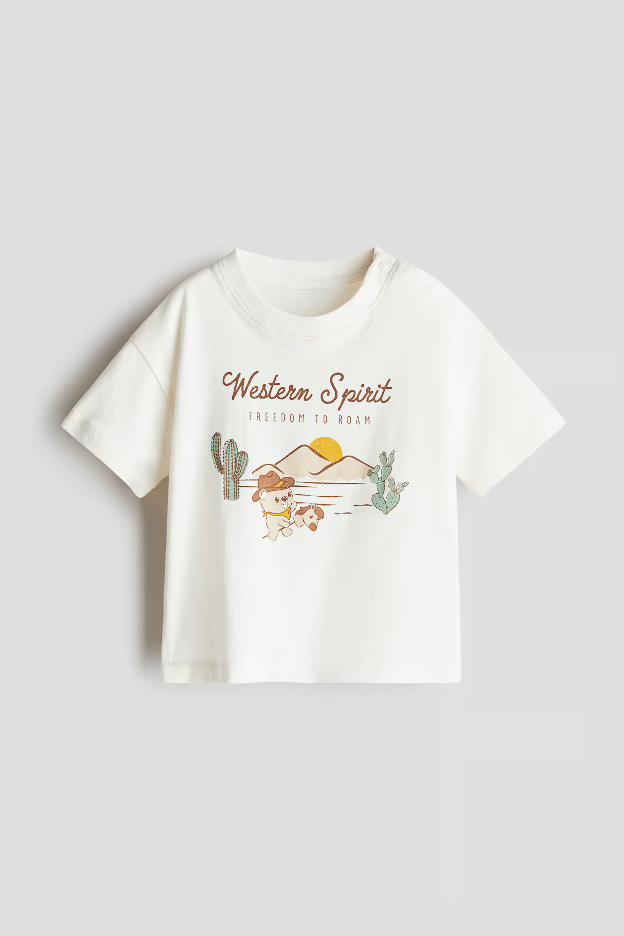 Printed Cotton T-Shirt | H&M (US + CA)