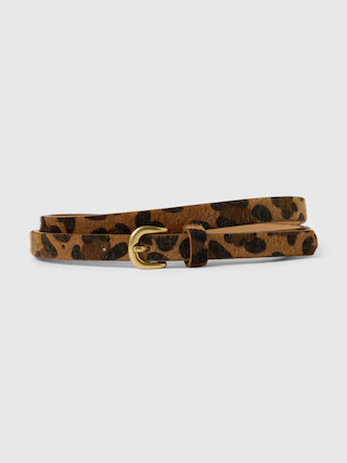 Skinny Vegan-Leather Belt | Gap Factory