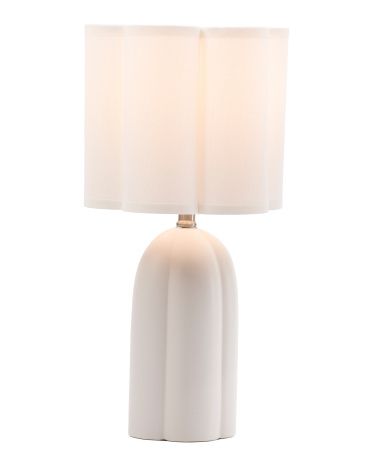 20in Ceramic Petal Shaped Lamp | TJ Maxx
