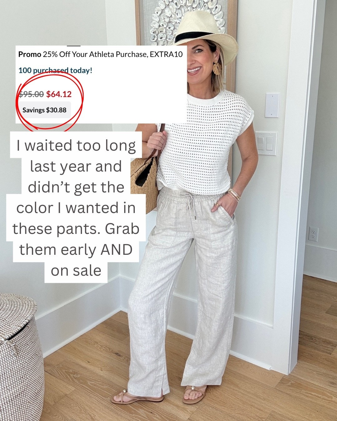 On major sale! 25% plus an additional 10% with code. They come in tall and petite sizing. I also have the shorts 

#LTKSaleAlert #LTKOver40 #LTKTall