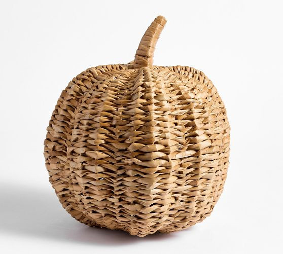 Handcrafted Woven Pumpkin | Pottery Barn CA