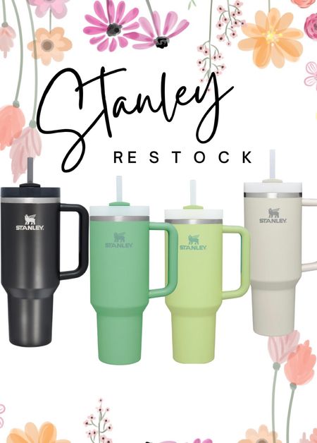 r e s t o c k on one of the hottest items of the last year - 40 oz AND 30 oz Stanley tumbler!! Even better lid and handle than before! We love a good upgrade 😍😍

#LTKunder50 #LTKFind #LTKSeasonal