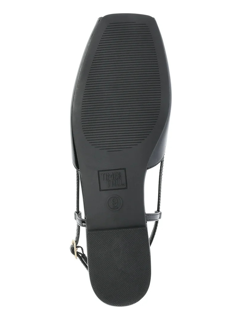 Time and Tru Women's Peep Toe Slingback Shoes | Walmart (US)