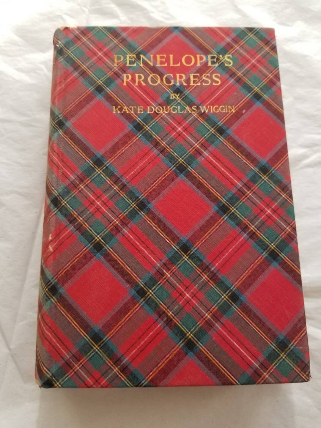 Antique 1899 PENELOPES PROGRESS Katie Douglas Wiggins Beautiful TARTAN Plaid Decorative Christmas... | Etsy (US)