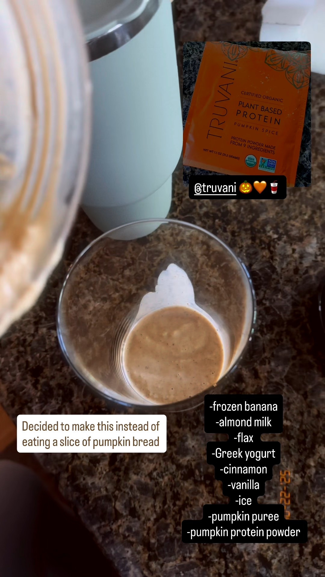 Pumpkin spice smoothie
#ninjablender #truvani 

#LTKSeasonal #LTKGiftGuide #LTKFindsUnder50