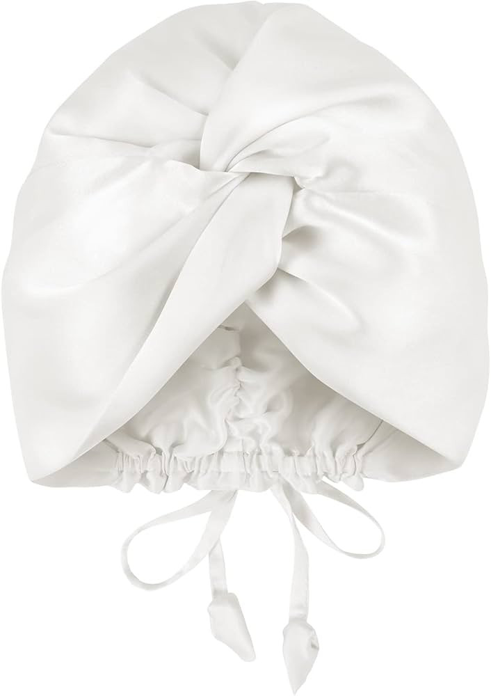 OLESILK 22 Momme Silk-Bonnet for Sleeping Women, 100% Mulberry Silk Sleep Cap for Women, Silk Hai... | Amazon (US)