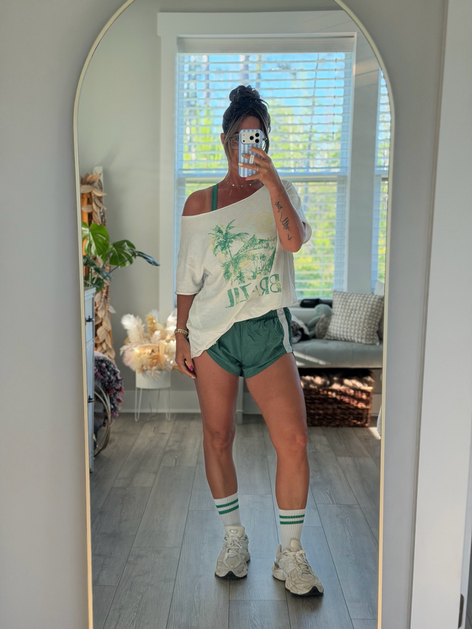 small top, medium shorts 

#LTKfitnessgoals #LTKActive #LTKootd