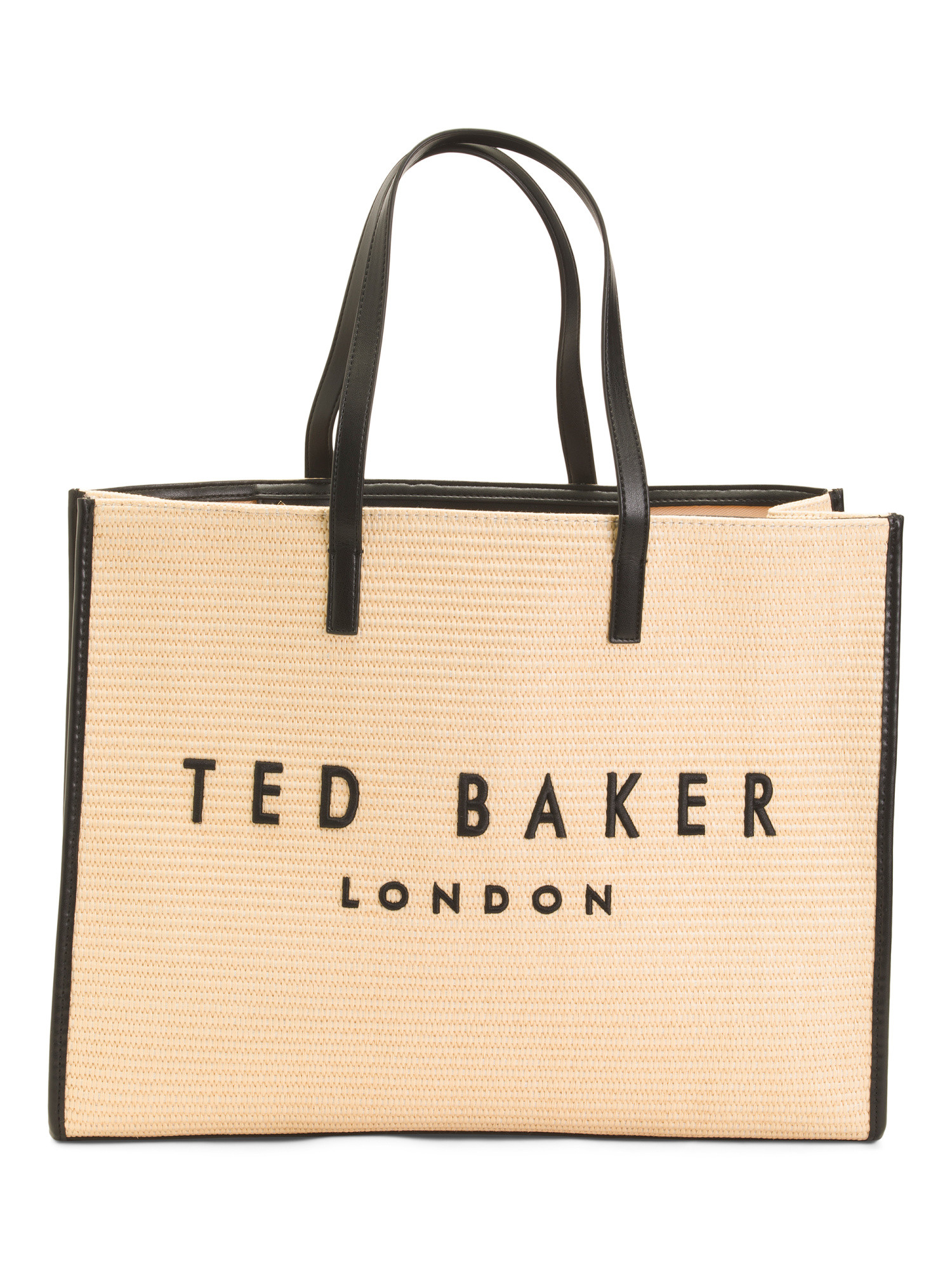 Palmer Large Icon Raffia Tote | TJ Maxx