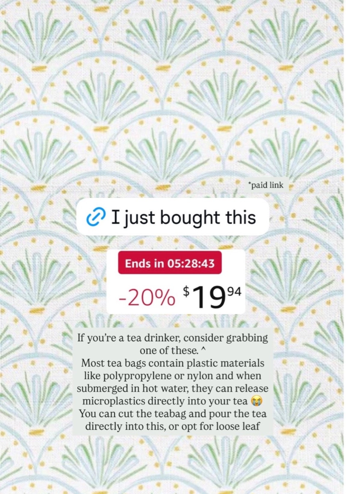 If you are a tea drinker…. Grab one of these!!! 


Prime day