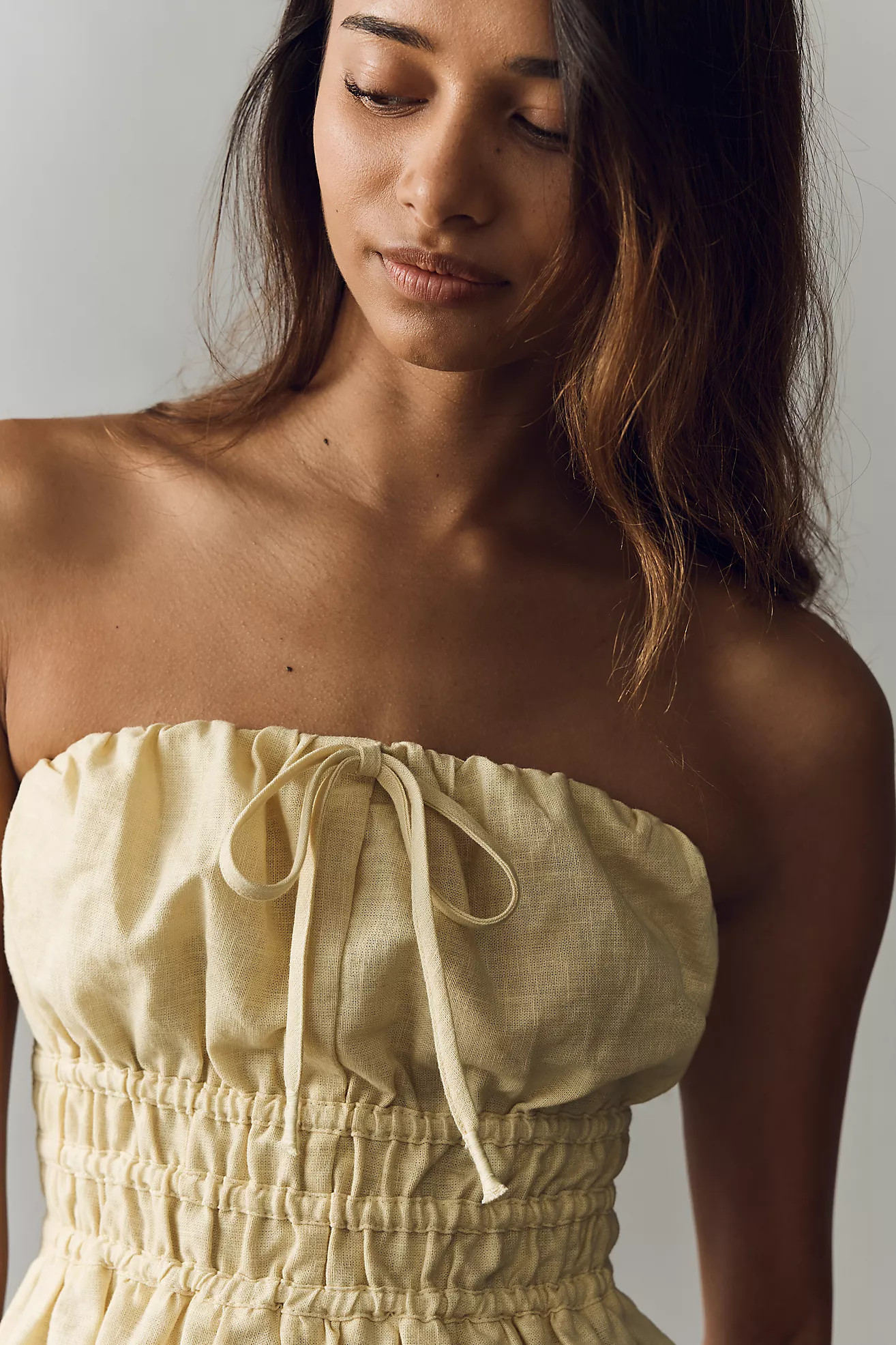 Somerset Strapless Blouse | Anthropologie (US)