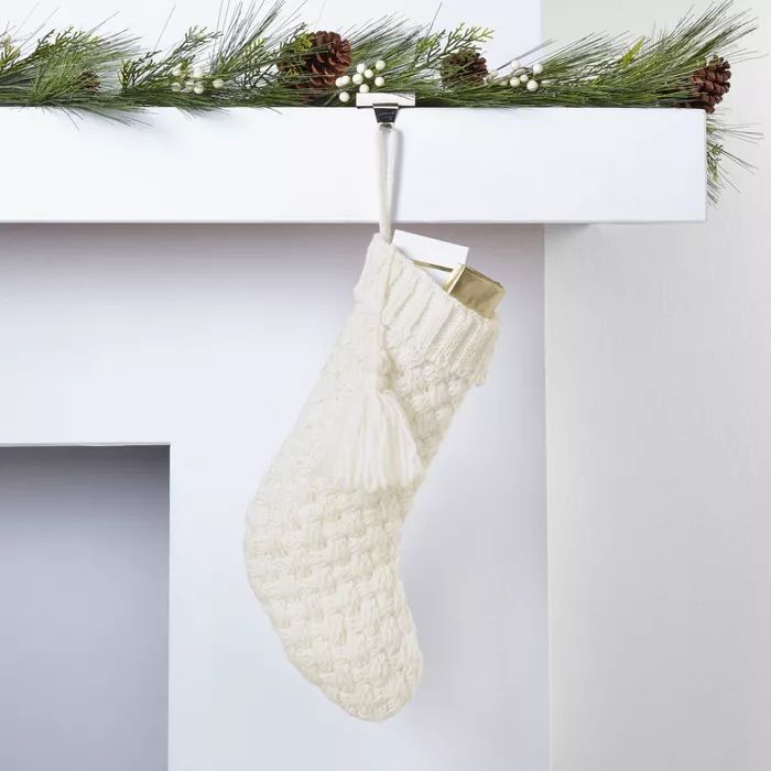 Cable Knit Christmas Stocking Cream - Wondershop™ | Target