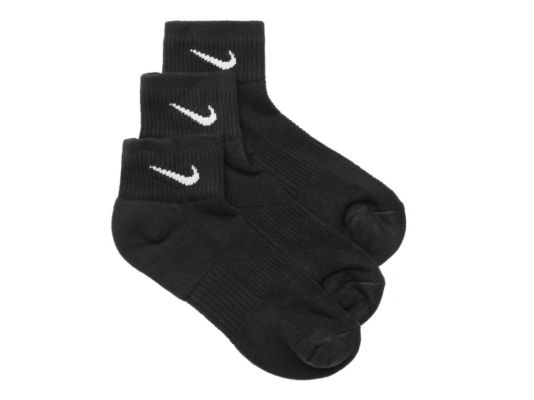 Women's Performance Cotton Ankle Socks - 3 Pack -Black | DSW
