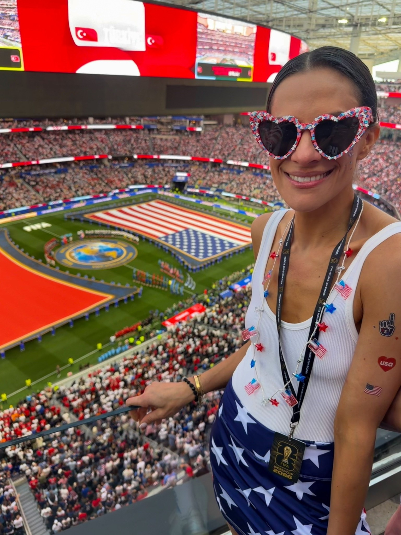 LA for the USA vs Turkey World Cup game!

Red, white and blue 
4th of July

#LTKootd #LTKTravel #LTKSaleAlert