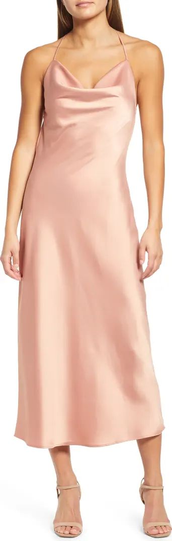 Nanette Cowl Neck Midi Slipdress | Nordstrom