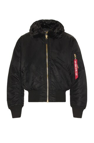 ALPHA INDUSTRIES B-15 Bomber in Black | FWRD 