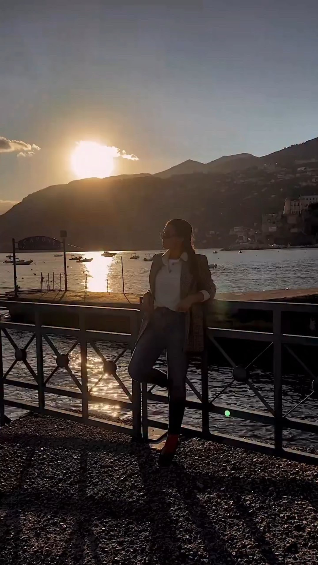 Coastal autumn sunsets on the Amalfi coast. One comforting moment of the year, we are exactly where we are supposed to be. 

Blazer @hollandcooperclothing 
Knit @lilysilk 
Denim @agolde 
Shoes @lkbennettlondon 

Outfit linked over on my LTK 

#coastallife #coastalcharm #amalficoastitaly #autumnishere #octoberdays #alessandrarosa

#LTKautumn #LTKtravel #LTKjeans