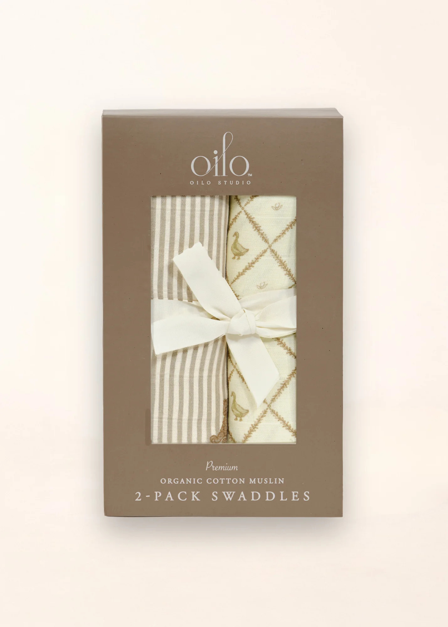 Bear & Butter Yellow Duck - Muslin Swaddle Blanket Set | Oilo Studio