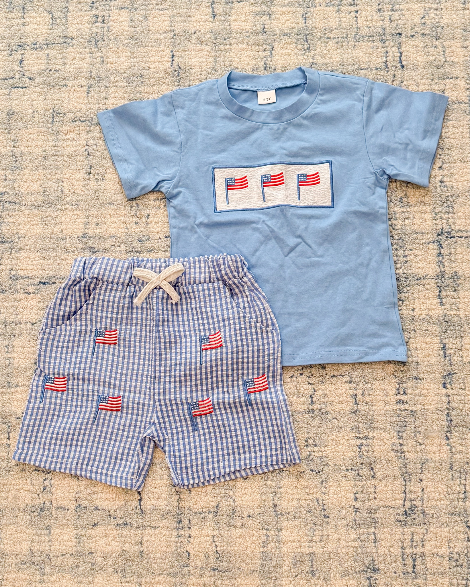 $9 patriotic toddler outfits! Perfect for play/daycare. Runs BIG. Consider sizing down

#LTKSaleAlert #LTKKids