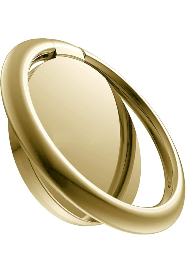 kwmobile Phone Ring Holder Stand - Gold Finger Grip and Kickstand for Cases and Back of Phones - Sel | Amazon (US)