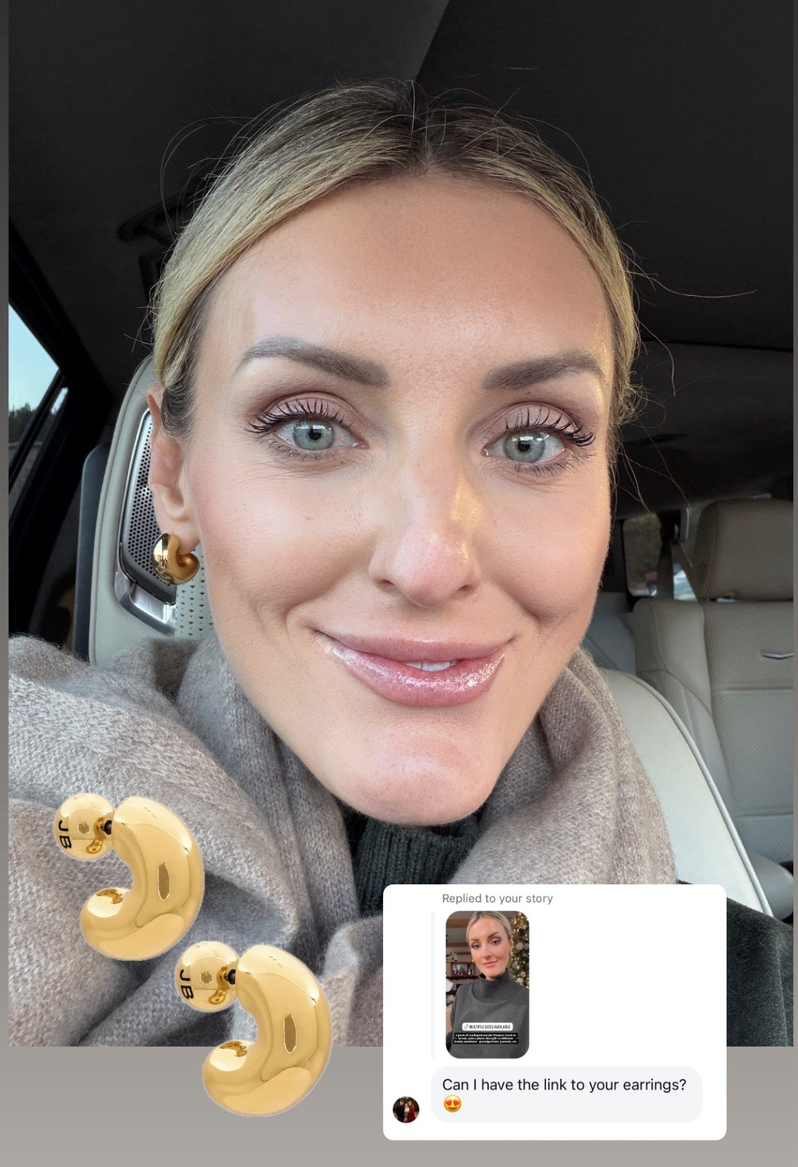 Small tome hoops I wear on repeat!! 