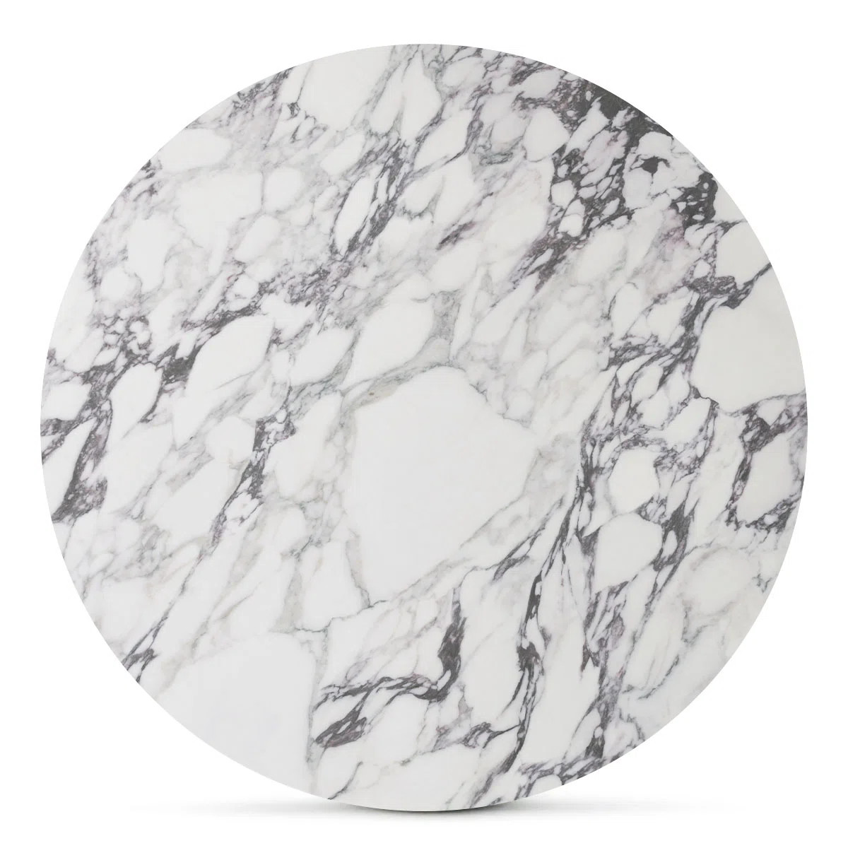 Cosmin 35" W Faux Marble Manufactured Wood Pedestal Dining Table | Wayfair North America