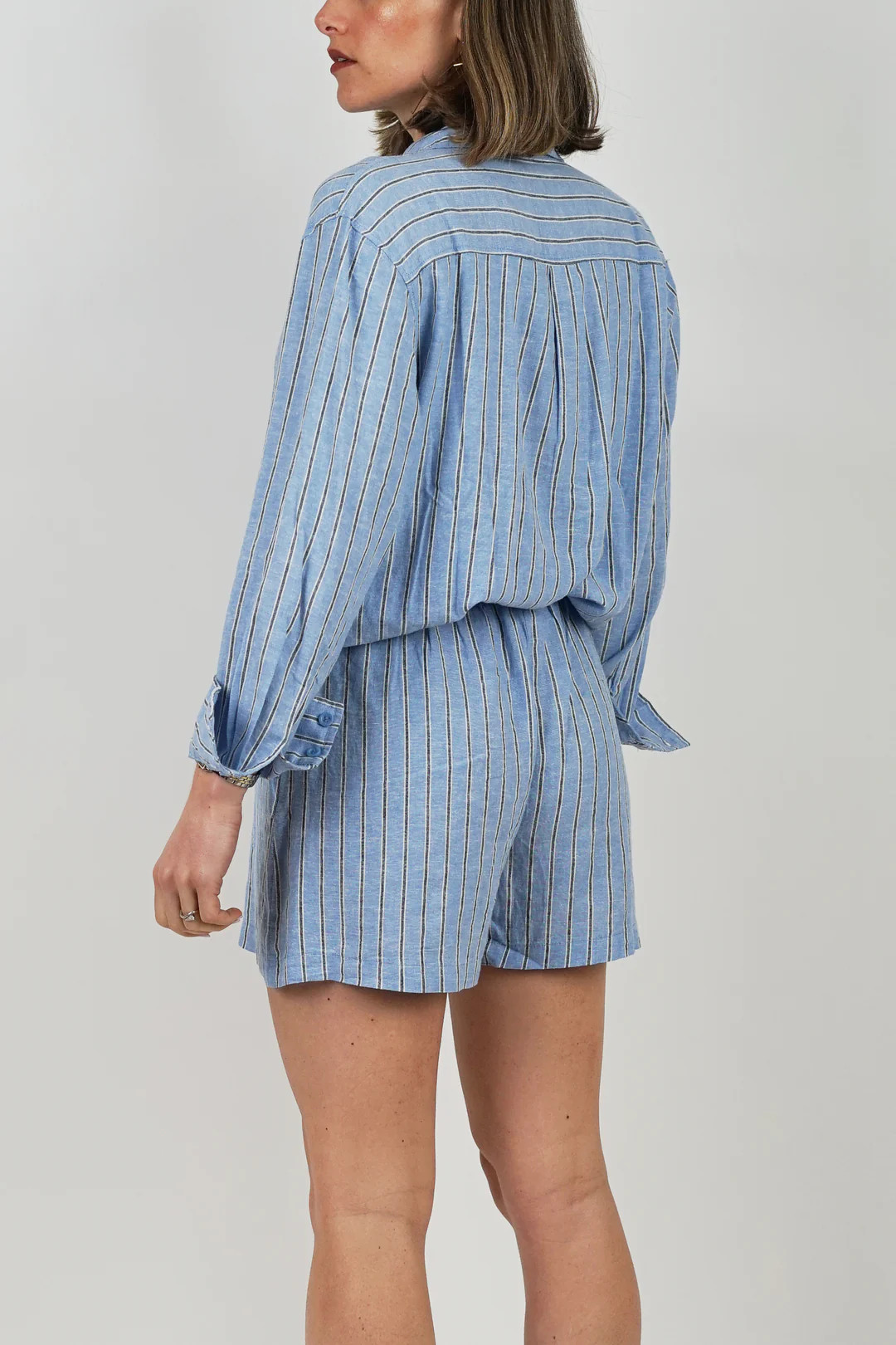 Striped Linen Short | The Edit Boutique