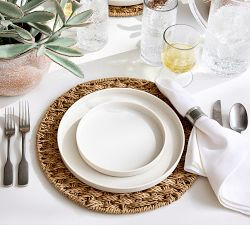 Capitola Woven Charger Plates - Set of 4 | Pottery Barn (US)