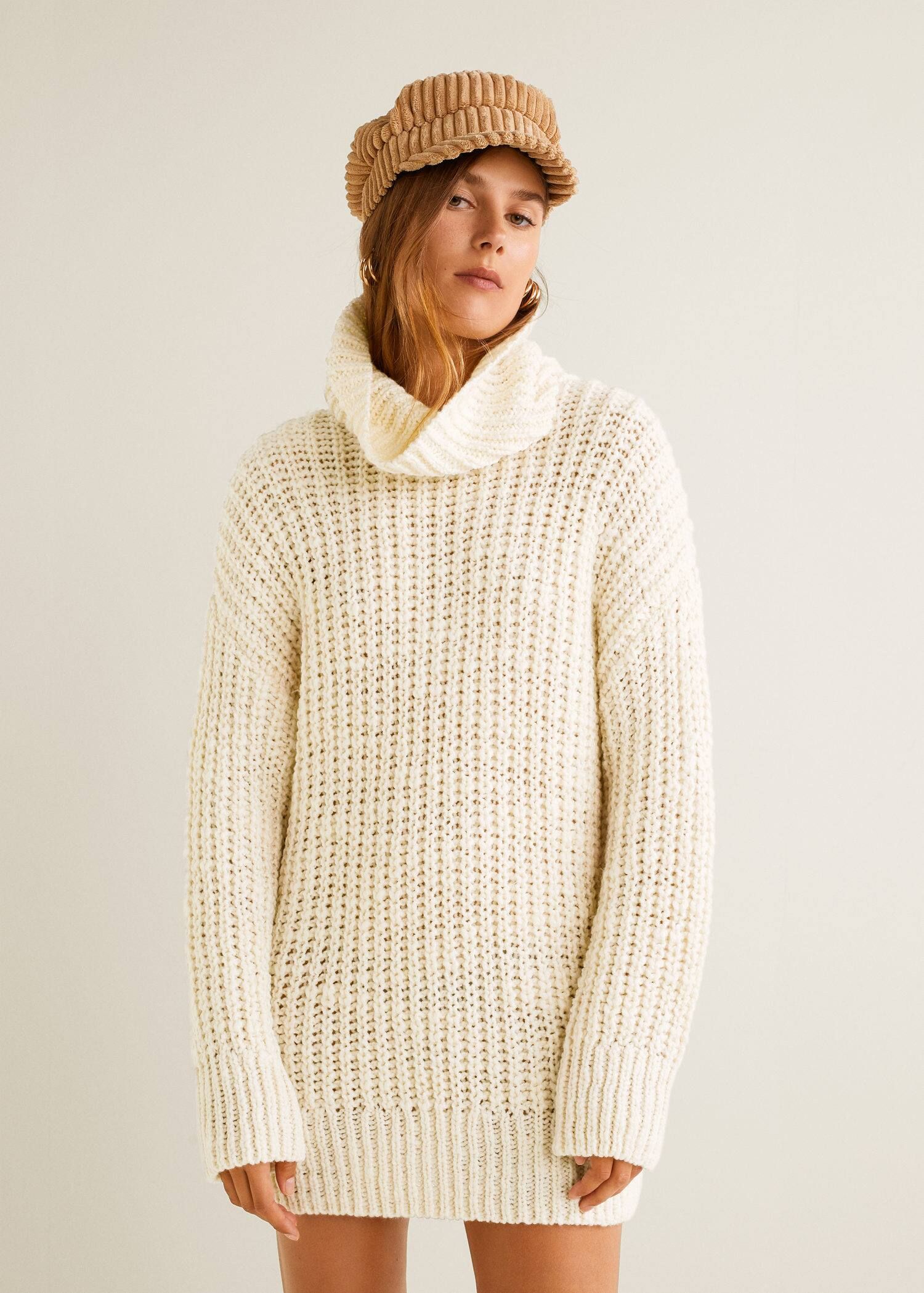 Chunky-knit sweater - Women | MANGO (US)