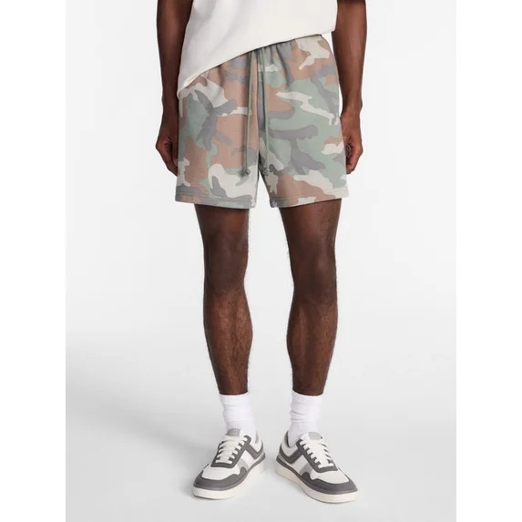 No Boundaries Fleece Jogger Shorts, 6" Inseam, Men's Sizes XS-5XB | Walmart (US)