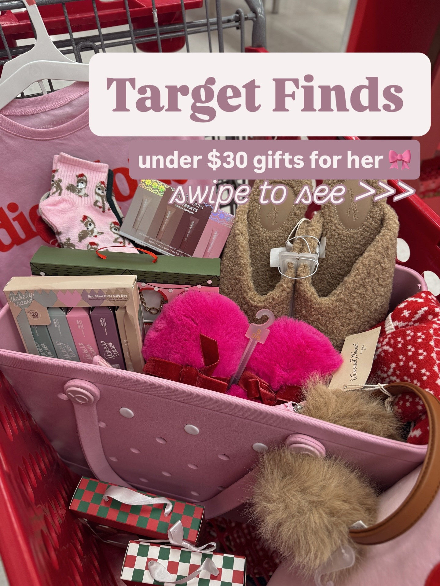 Target really understood the assignment 🎯
So many cute gift ideas for her under $30 — cozy, girly, and actually useful.

💬 Say TARGET and I’ll send you everything!

#targetfinds #targetgifts #giftideasforher #targethaul #stockingstuffers #girlygifts