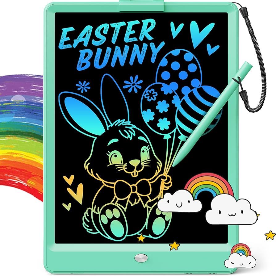TEKFUN Kids Toys 10Inch LCD Writing Tablet, Zero Mess Coloring Doodle Board Drawing Board for Tod... | Amazon (US)