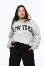 Printed sweatshirt | H&M (UK, MY, IN, SG, PH, TW, HK)