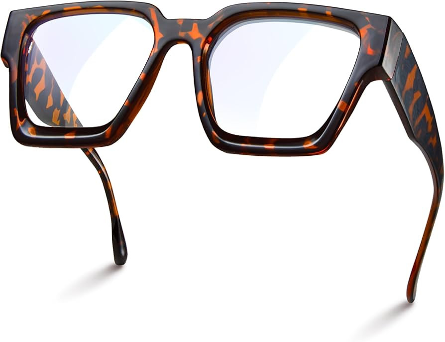 livho Blue Light Blocking Glasses for Women, Blue Light Glasses Oversized Rectangle Chic Preppy, ... | Amazon (US)