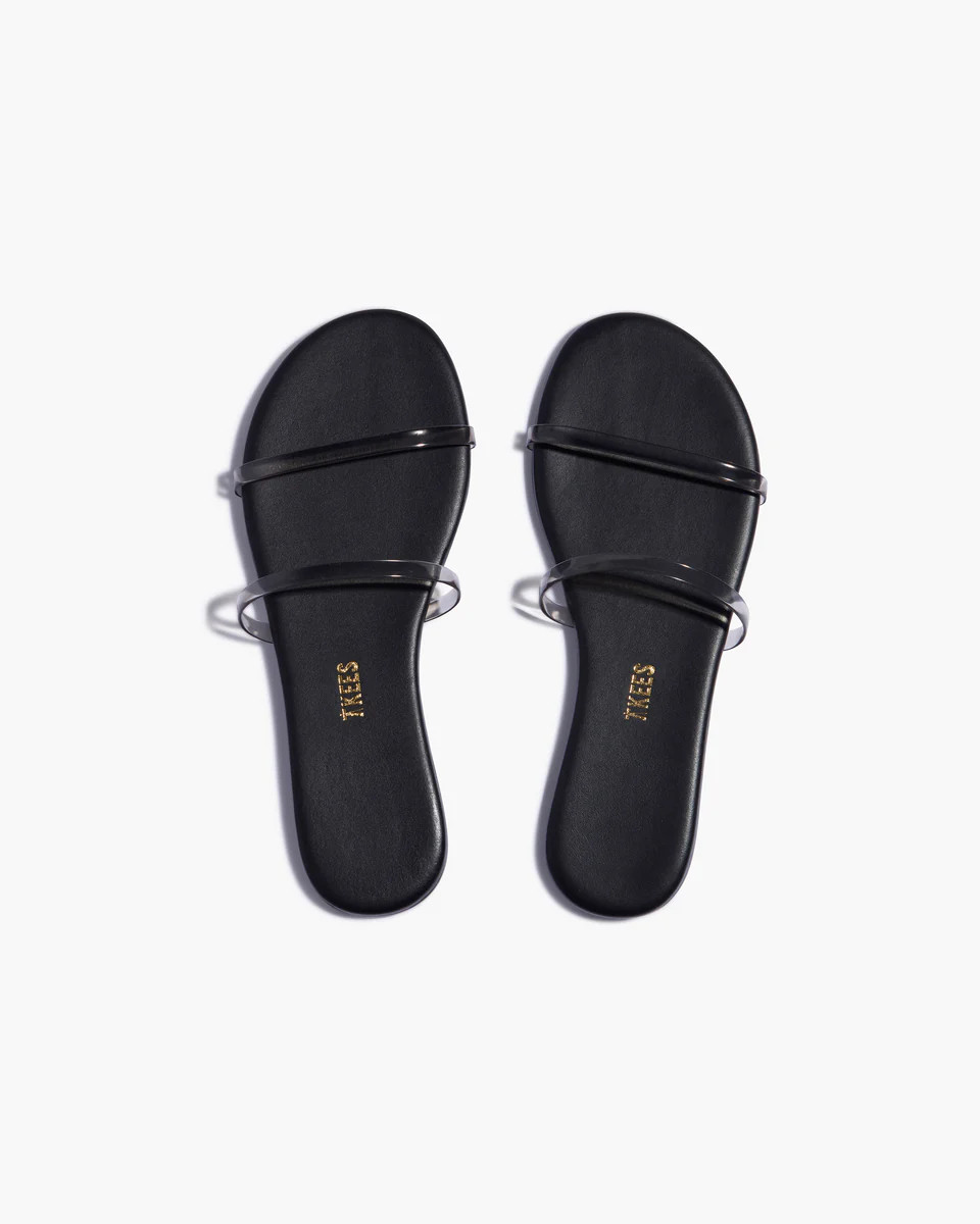 Gemma Clears in Black | Sandals | TKEES | TKEES