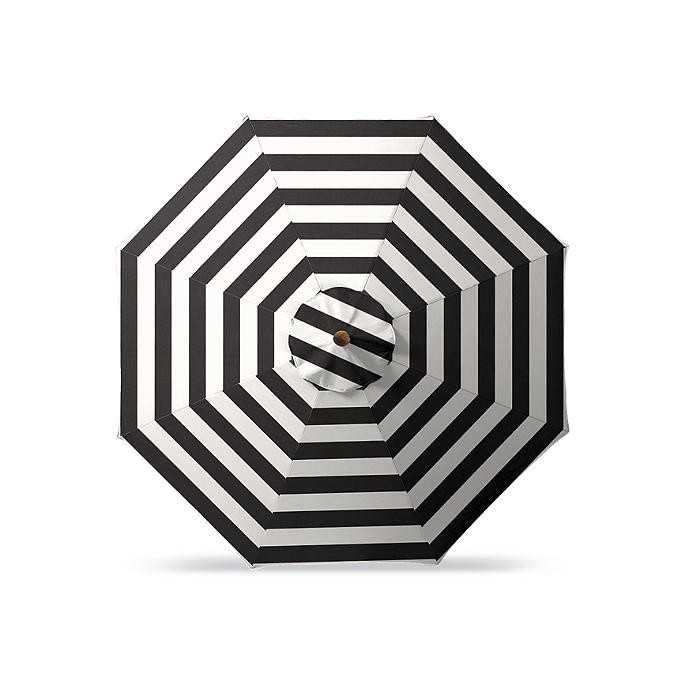 Resort Stripe Black100% Sunbrella® Solution Dyed AcrylicA classic awning stripe, fade-resistant ... | Frontgate