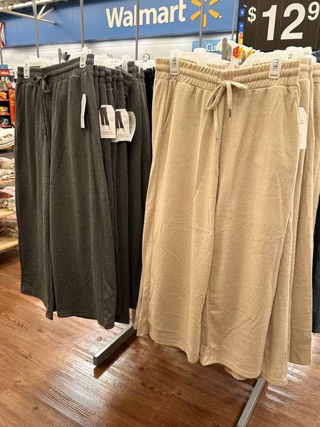 These are the softest comfy pants! Only $12.98 at Walmart! Comes in great neutral colors. #fallclothes #comfyclothes #widelegpants #walmartfashion

#LTKstyletip #LTKover40 #LTKSeasonal