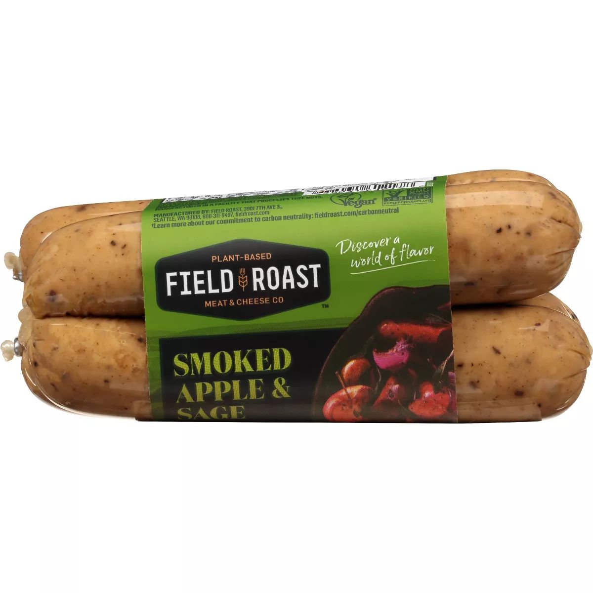 Field Roast Vegan Smoked Apple & Sage Plant Based Sausages - 12.95oz/4ct | Target