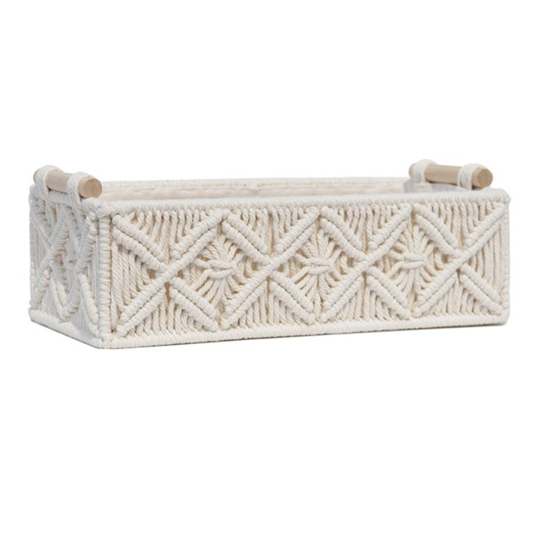 TAWOHI Storage Basket Boho Woven Basket Nursery Baskets Tissue Box For Home Decoration - Walmart.... | Walmart (US)