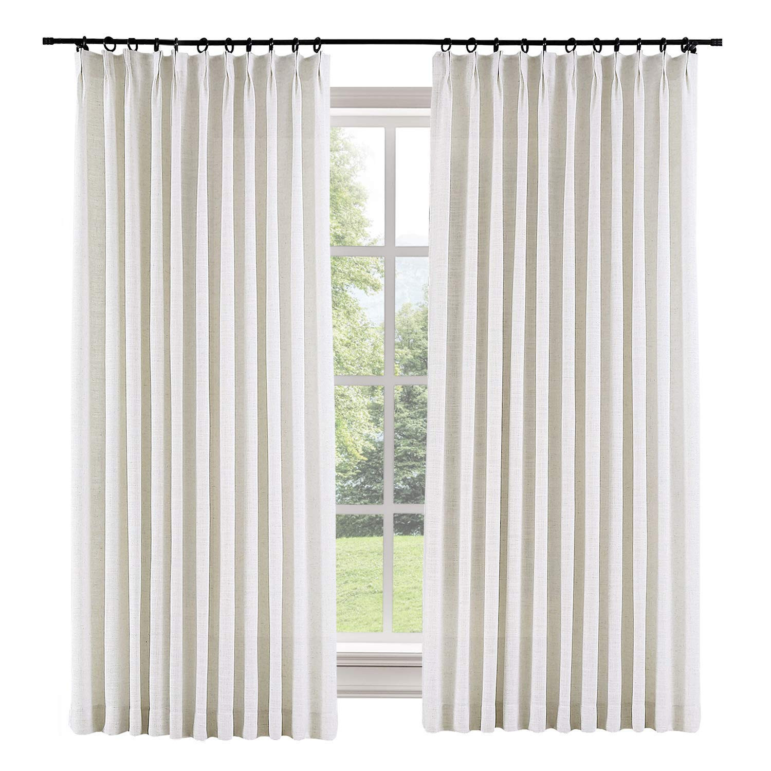 pinch pleat curtains  | Amazon (US)