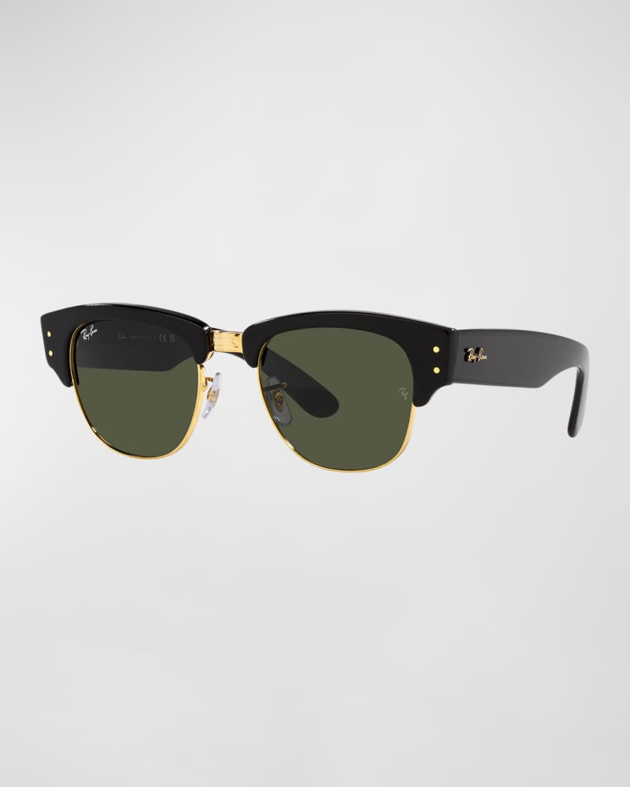 Ray-Ban Men's Mega Clubmaster Square Plastic & Crystal Sunglasses | Neiman Marcus