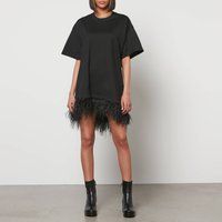 Marques Almeida Women's Feather T-Shirt Dress - Black - S | Coggles (Global)