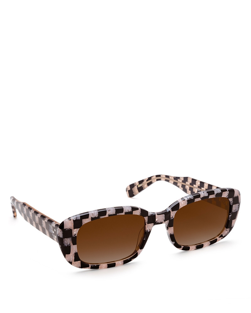 Krewe Milan Harlequin Rectangular Sunglasses, 51mm | Bloomingdale's (US)